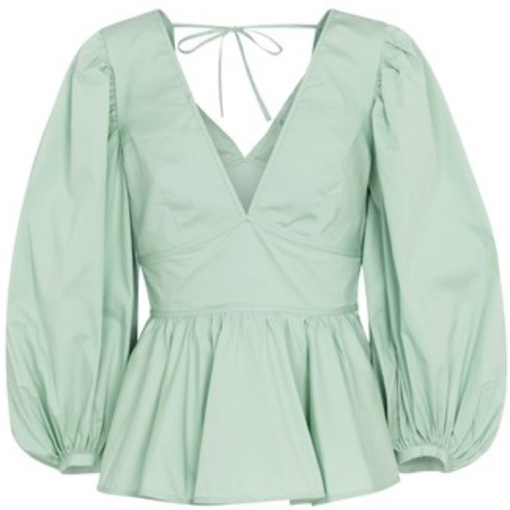 Staud Luna Peplum Top